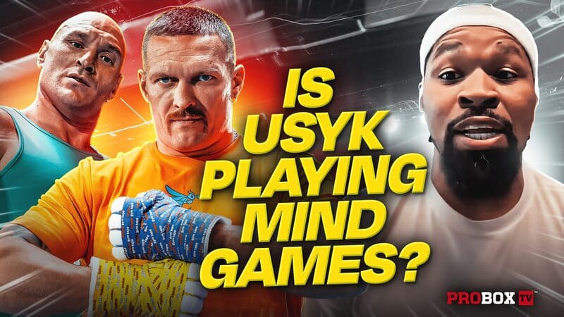DEEP WATERS: IS USYK PLAYING MIND GAMES?