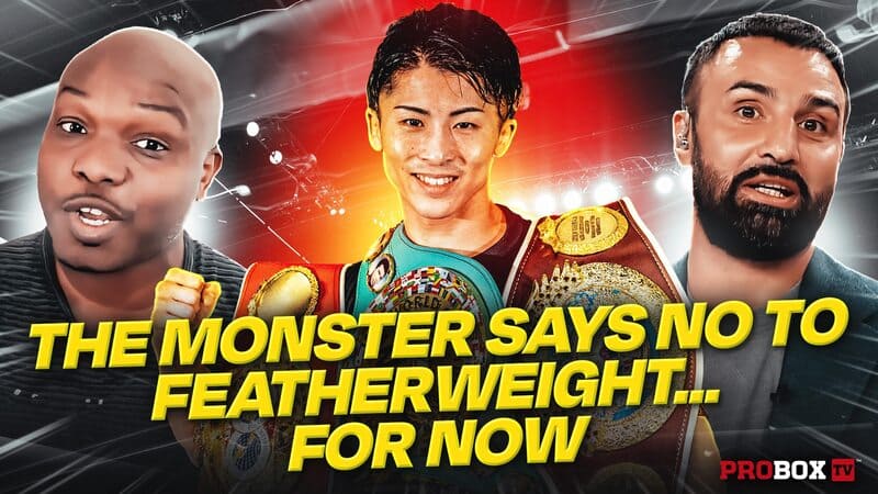 DEEP WATERS: THE MONSTER SAYS NO TO FEATHERWEIGHT... FOR NOW