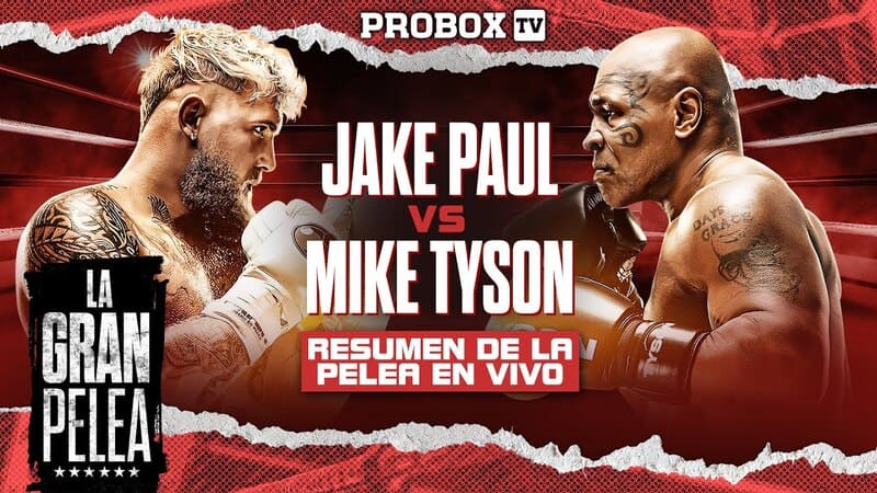 JAKE PAUL VS. MIKE TYSON - RESUMEN DE LA PELEA EN VIVO