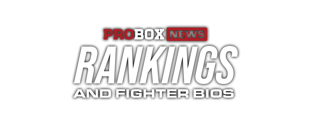 Rankings and Fighter Bios