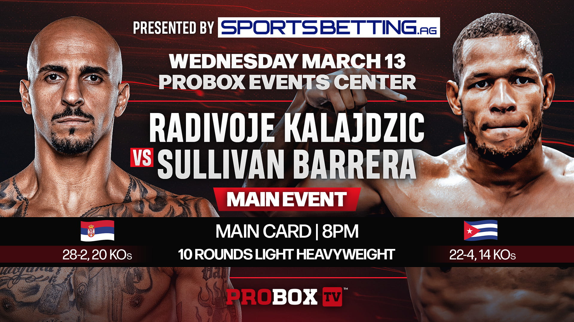 Main event discount boxing free streaming