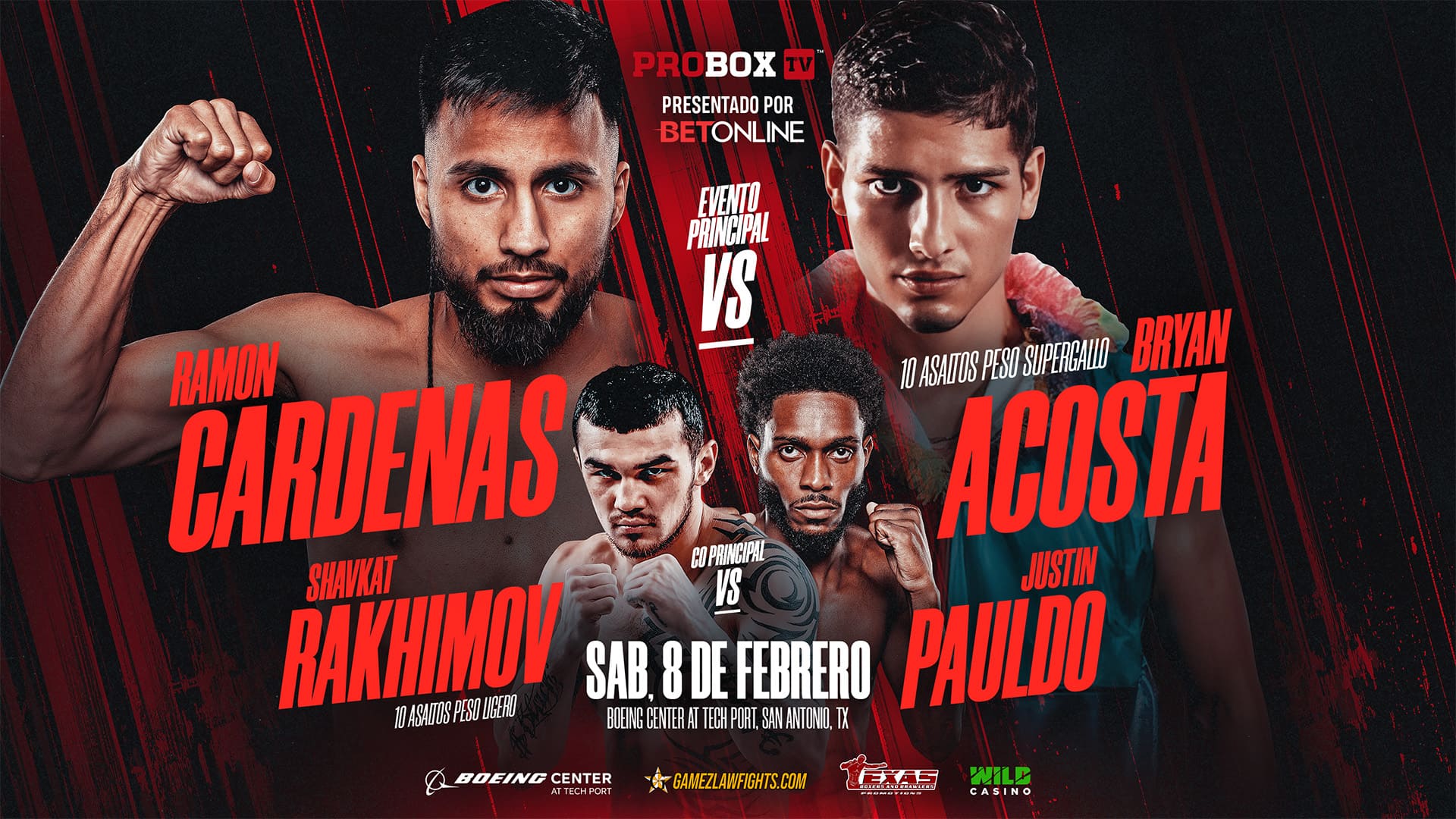 Ramon Cardenas vs Bryan Acosta, February 8, 2025, 2025